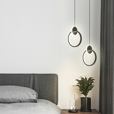 Hanging Lamps Contemporary Style Acrylic Material Pendant Light for Bedroom