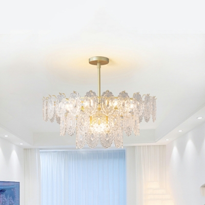 Pendant Light Traditional Style Pendant Chandelier Glass  for Living Room