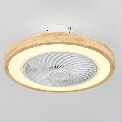 Led Flush Mount Modern Style Flush Mount Fan Lamps Acrylic for Living Room