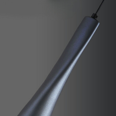 Minimalist Flashlight Shade Single Pendant Nordic Modern Creative Aluminum Hanging Lamp