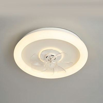 Nordic Minimalist LED Ceiling Mounted Fan Light Modern Creative Fan Light
