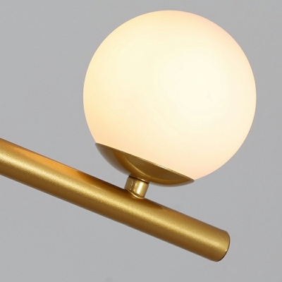 6 Light Ceiling Pendant Light Modern Style Ball Shape Metal Hanging Lamp Kit