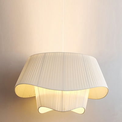 Cocoon Ceiling Pendant Lamp Contemporary Fabric Restaurant Bedroom Suspended Light