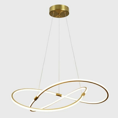 Modern Special-shaped Line Chandelier Nordic Creative LED Chandelier for Living Room