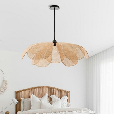 Pendant Light Modern Style Rattan Ceiling Lamps for Living Room