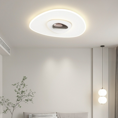 Flush Light Fixtures Contemporary Style Led Flush Mount Acrylic for Bedroom