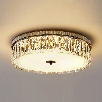 Nordic Classic Crystal Ceiling Lamp Modern Light Luxury Round Ceiling Lamp