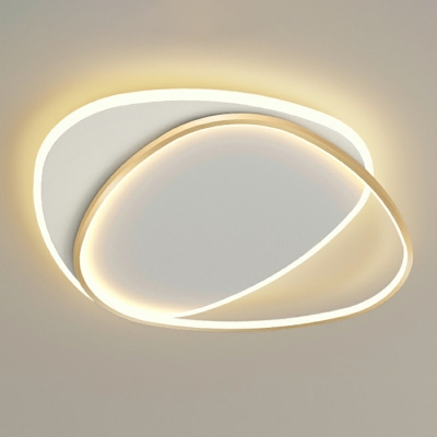 Nordic Minimalist LED Ceiling Light Fixture Creative Thin Ceiling Lamp for Bedroom