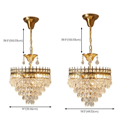 6 Light Pendant Lamp Fixtures Minimalist Style Waterfall Shape Metal Hanging Chandelier