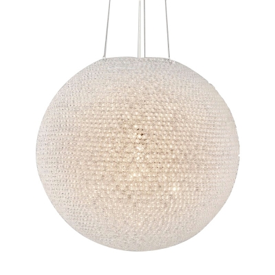 Light Luxury Crystal Chandelier Creative Spherical Chandelier for Princess Room Living Room