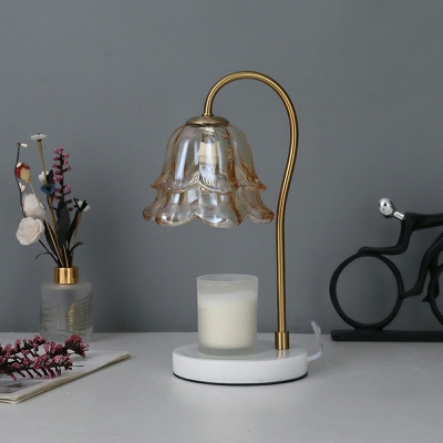 Modern Glass Table Lamp Creative Romantic Aroma Melting Wax Table Lamp