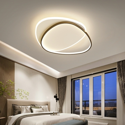 Nordic Minimalist LED Ceiling Light Fixture Creative Thin Ceiling Lamp for Bedroom