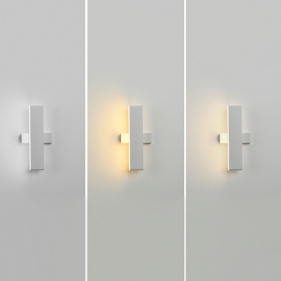 Rectangle Reading Wall Mount Lighting Minimalist Metal LED Hallway Surface Wall Sconce