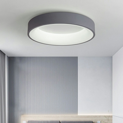 Round Flush Light Fixtures Modern Style Led Flush Mount Acrylic for Bedroom