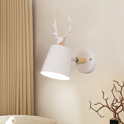 1 Light Wall Lamp Simplistic Style Bell Shape Metal Sconce Light Fixtures