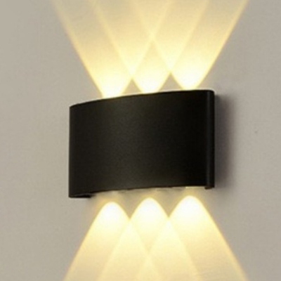4 Light Sconce Lights Modern Style Geometric Shape Metal Wall Mounted Lamps