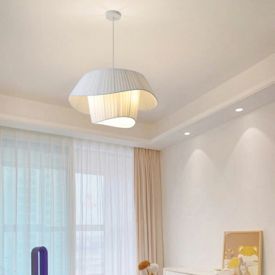 Cocoon Ceiling Pendant Lamp Contemporary Fabric Restaurant Bedroom Suspended Light
