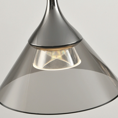 Minimalist Cone Single Pendant Nordic Modern Creative Acrylic Hanging Lamp