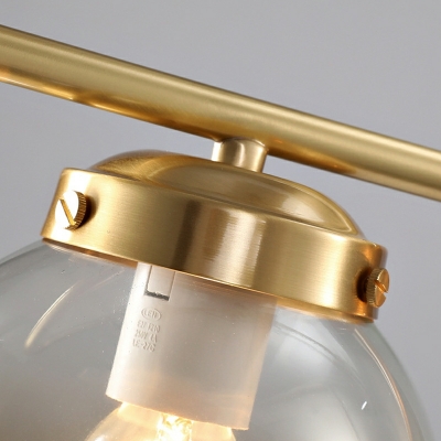 Nordic Creative Glass Island Lamp Modern Minimalist Strip Island Lamp
