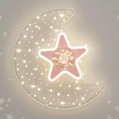 Nordic Creative Starry Ceiling Lamp Creative Romantic Ceiling Lamp for Bedroom