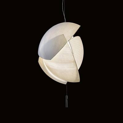 Pendant Light Modern Style Cloth Suspended Lighting Fixture for Bedroom