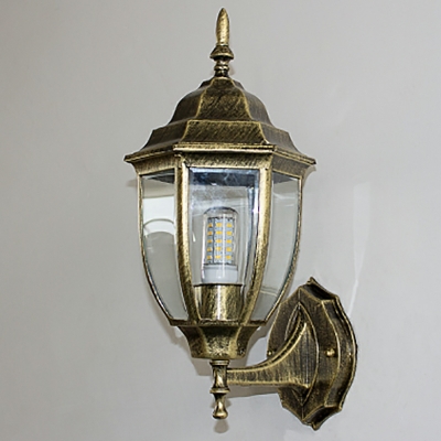 European Style Retro Waterproof Wall Lamp Creative Glass Vanity Lamp