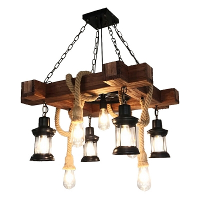 Island Lights Industrial Style Island Pendant Lights Glass for Living Room