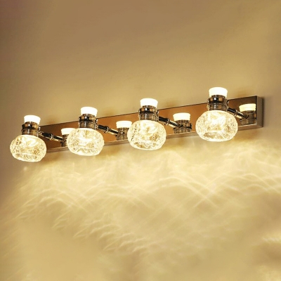 1 Light Vanity Light Nordic Style Ball Shape Metal Wall Mounted Lamps