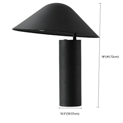 2 Light Nightstand Lights Contemporary Style Cone Shape Metal Night Table Light