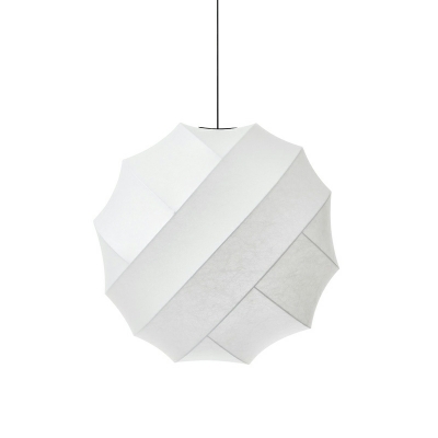Japanese Style Creative Hanging Lamp Simple White Silk Hanging Lamp