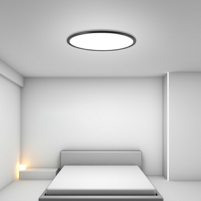 1 Light Ceiling Lamp Modern Style Geometric Shape Metal Flush Mount Chandelier Lighting