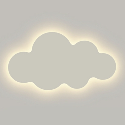 Cloud Wall Sconce Children's Room Style Acrylic Wall Lighting for Bedroom