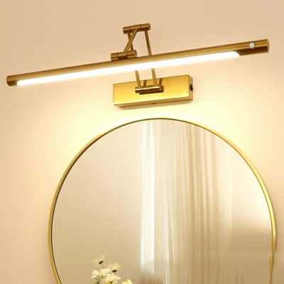 Postmodern Simple Metal Wall Lamp Creative Retractable LED Vanity Lamp