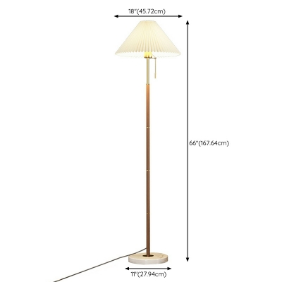 Floor Lamps Contemporary Style Fabric Standard Lamps for Living Room