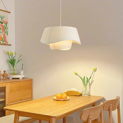 Nordic Minimalist Hanging Lamp Creative Pleated Fabric Hanging Lamp