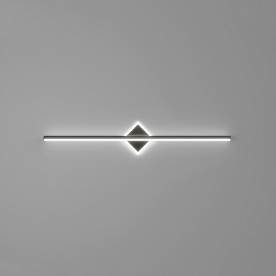 2 Light Bar Light Minimalistic Style Linear Shape Metal Wall Mounted Vanity Lights