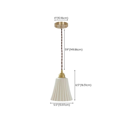 Hanging Lamps Kit Modern Style Ceramics  Ceiling Pendant Light for Bedroom