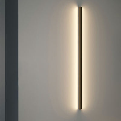 Nordic Minimalist Aluminum Sconce Wall Light Creative LED Strip Vanity Lamp