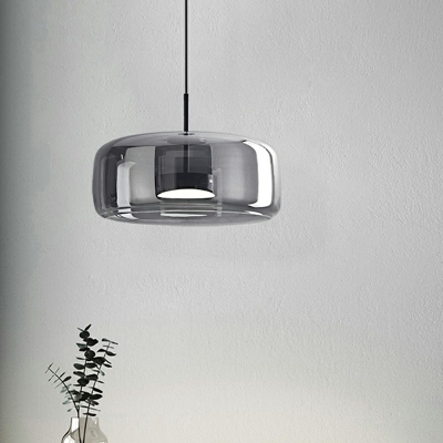 Hanging Lamps Kit Modern Style Ceiling Pendant Light Glass for Bedroom
