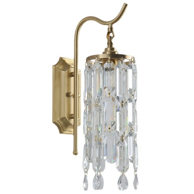 Wall Mounted Lighting Contemporary Style  Sconce Lights with Crystal String for Bedroom