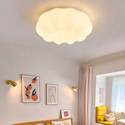 1 Light Ceiling Lamp Kids Style Cloud Shape Metal Flush Mount Chandelier Lighting