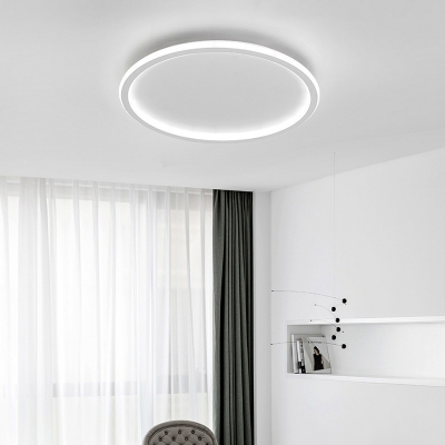 Flush-Mount Light Fixture Modern Style Flush Mount Ceiling Light Acrylic for Living Room