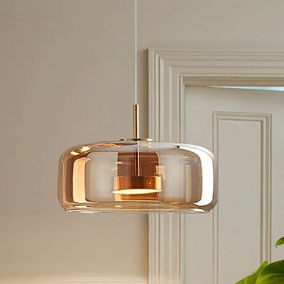 Hanging Lamps Kit Modern Style Ceiling Pendant Light Glass for Bedroom