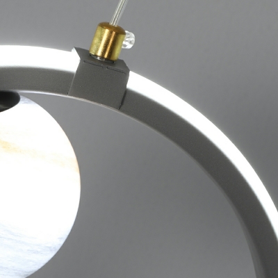 Modern Creative Cartoon Single Pendant LED Astronaut Small Hanging Light