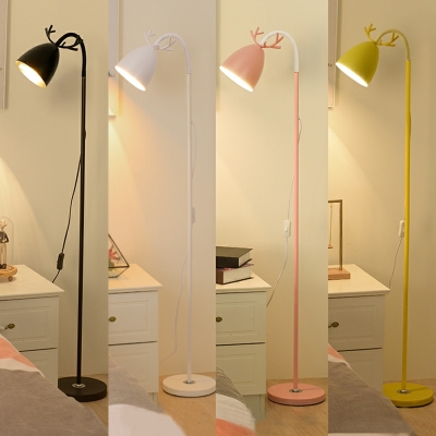 Nordic Simple Vertical Table Lamp Creative Macaron Floor Lamp for Bedroom