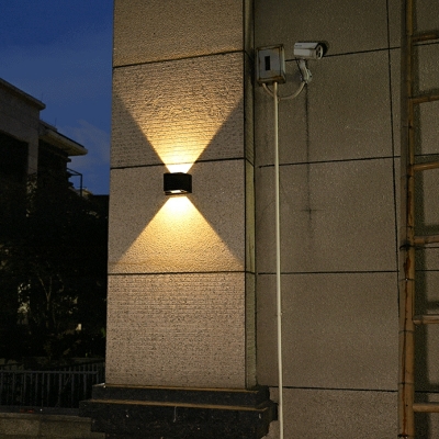 Wall Mounted Lighting Modern Style PVC Wall Lighting for Courtyard
