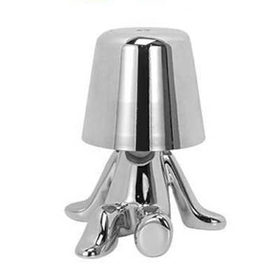 1 Light Table Lamp Contemporary Style Cone Shape Resin Nightstand Lamps