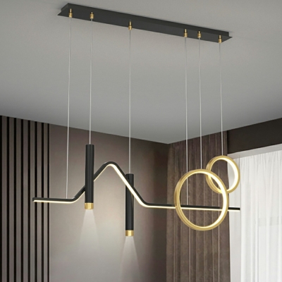 Chandelier Lighting Contemporary Style Island Pendant Lights Acrylic for Bedroom