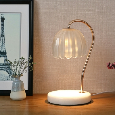 Modern Nightstand Lamps  Bedside Reading Lamps Glass for Living Room