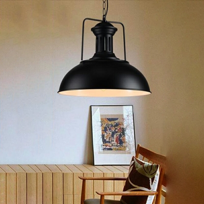 Dome Pendant Light Industrial Style Metal  Ceiling Lamps for Living Room